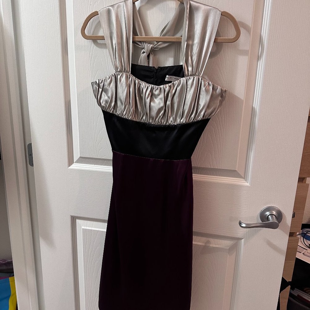 Steve Madden- Silk, Color block, A-line dress, Size 10